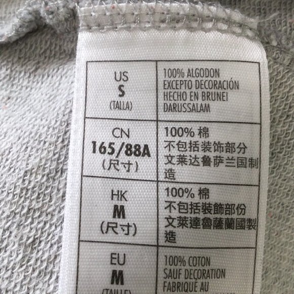 Disney Parks Minnie Bow Gray cut-out SweatShirt S - Picture 7 of 8